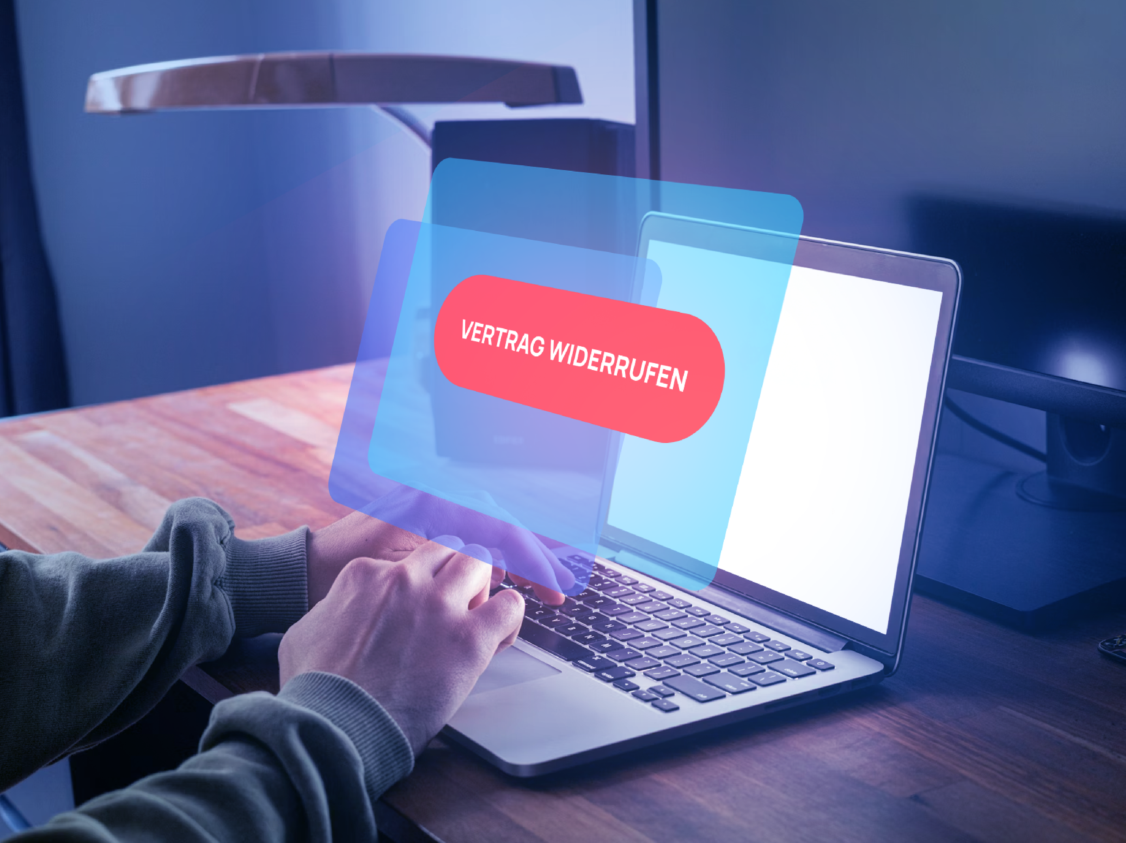 so-funktioniert-copywriting Frau tippt auf Laptop mit Schriftzug Copywriting