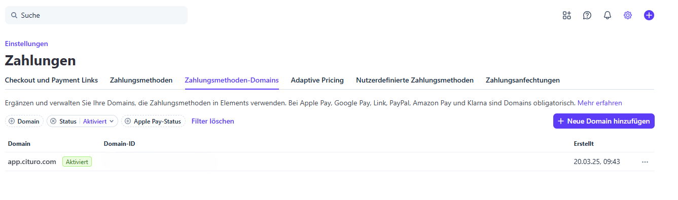domain-hinzufügen Domain hinzufügen