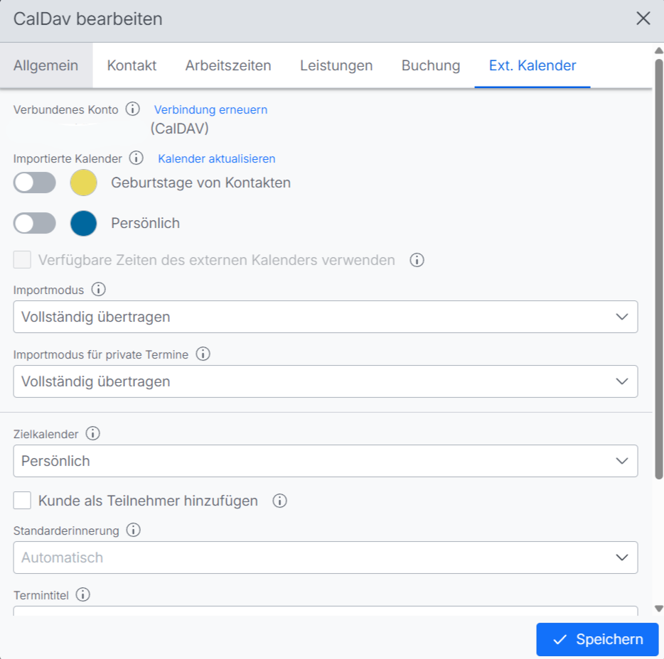 caldav-kalendersynchronisierung Kalendersynchronisierung CalDav