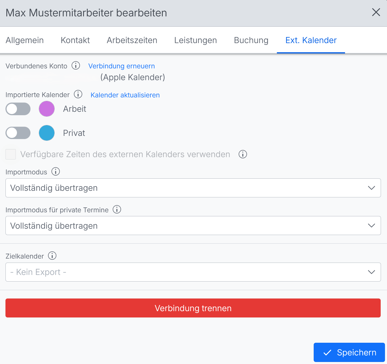 import-export-apple Import und Export von Terminen Apple